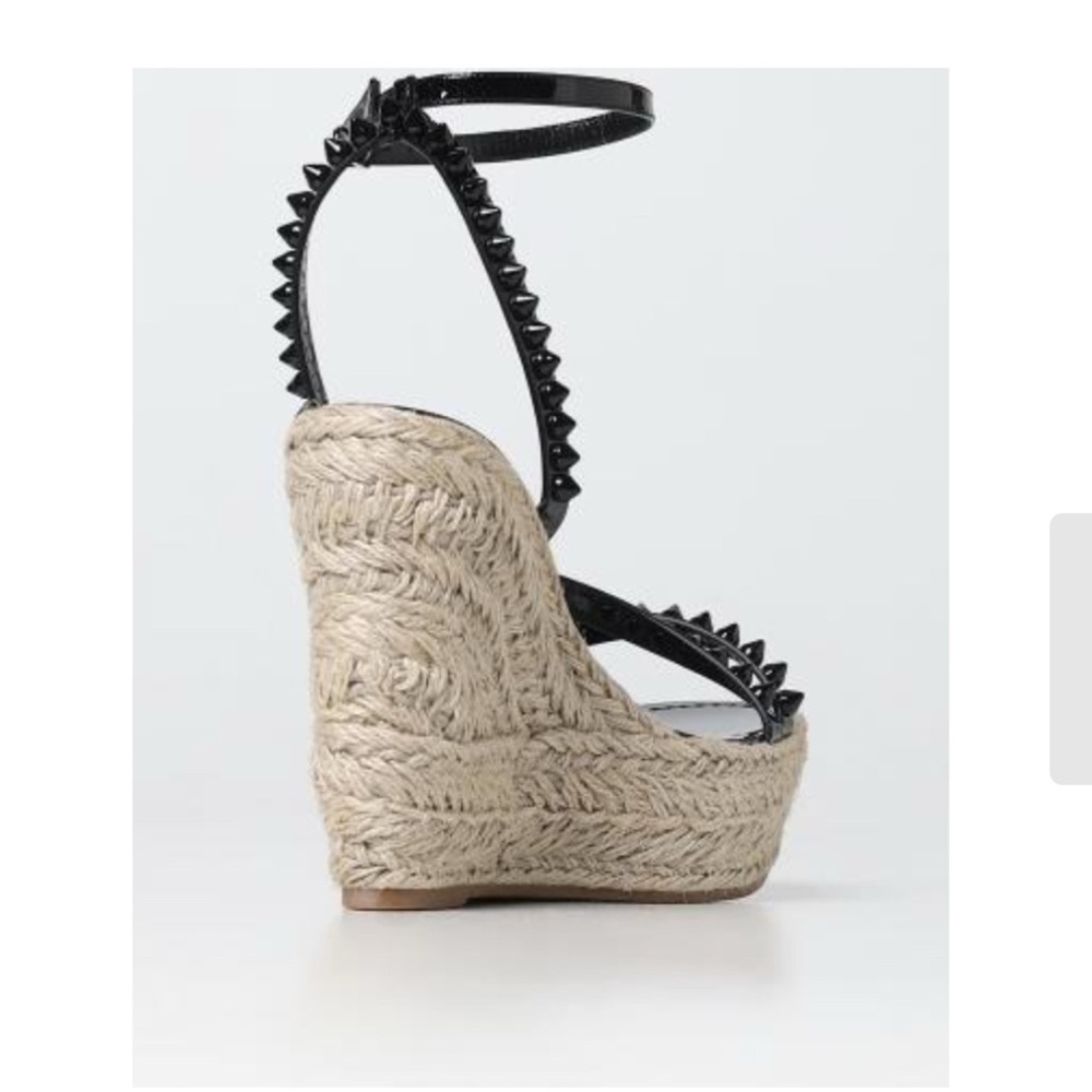 Christian Louboutin wedge espadrille